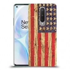 עץ ארצות הברית כיסוי מגן קשיח מעוצב ל OnePlus 8 יחידה אחת סקרין מובייל