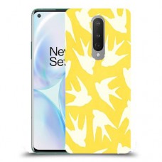 צהוב ציפור החיים כיסוי מגן קשיח מעוצב ל OnePlus 8 יחידה אחת סקרין מובייל