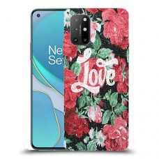 רוז אהבה כיסוי מגן קשיח מעוצב ל OnePlus 8T יחידה אחת סקרין מובייל