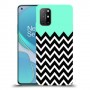 פסים במנטה כיסוי מגן קשיח מעוצב ל OnePlus 8T יחידה אחת סקרין מובייל