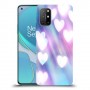 לבבות מעורפלים בכחול כיסוי מגן קשיח מעוצב ל OnePlus 8T יחידה אחת סקרין מובייל