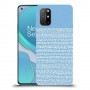 נקודות לבנות בכחול כיסוי מגן קשיח מעוצב ל OnePlus 8T יחידה אחת סקרין מובייל