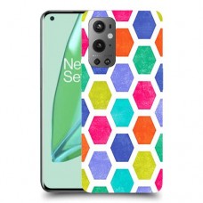 ניאון חלת דבש כיסוי מגן קשיח מעוצב ל OnePlus 9 Pro יחידה אחת סקרין מובייל
