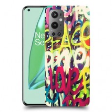 אהבת שלום כיסוי מגן קשיח מעוצב ל OnePlus 9 Pro יחידה אחת סקרין מובייל