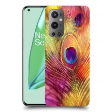 נוצת טווס כיסוי מגן קשיח מעוצב ל OnePlus 9 Pro יחידה אחת סקרין מובייל
