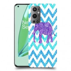 אלפנט סגול כיסוי מגן קשיח מעוצב ל OnePlus 9 Pro יחידה אחת סקרין מובייל
