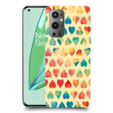 לבבות קשת כיסוי מגן קשיח מעוצב ל OnePlus 9 Pro יחידה אחת סקרין מובייל