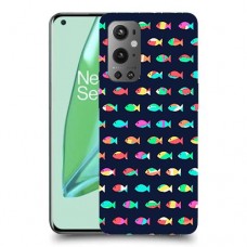 קשת בדגים כיסוי מגן קשיח מעוצב ל OnePlus 9 Pro יחידה אחת סקרין מובייל