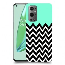 פסים במנטה כיסוי מגן קשיח מעוצב ל OnePlus 9 Pro יחידה אחת סקרין מובייל