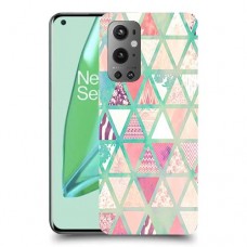 משולשים כיסוי מגן קשיח מעוצב ל OnePlus 9 Pro יחידה אחת סקרין מובייל