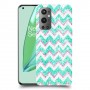 גיאומטריה טורקיז כיסוי מגן קשיח מעוצב ל OnePlus 9 Pro יחידה אחת סקרין מובייל