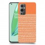 נקודות לבנות בכתום כיסוי מגן קשיח מעוצב ל OnePlus 9 Pro יחידה אחת סקרין מובייל
