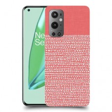 נקודות לבנות בורוד כיסוי מגן קשיח מעוצב ל OnePlus 9 Pro יחידה אחת סקרין מובייל