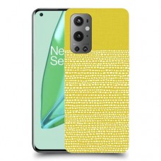 נקודות לבנות בצהוב כיסוי מגן קשיח מעוצב ל OnePlus 9 Pro יחידה אחת סקרין מובייל