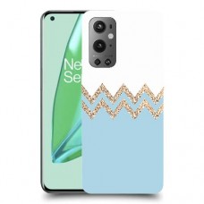 לבן כחול כיסוי מגן קשיח מעוצב ל OnePlus 9 Pro יחידה אחת סקרין מובייל