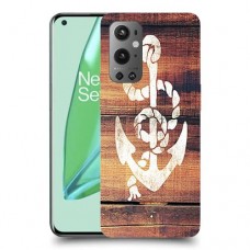עוגן מעץ כיסוי מגן קשיח מעוצב ל OnePlus 9 Pro יחידה אחת סקרין מובייל