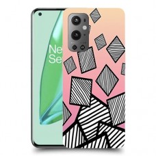 זאברה ריבועים כיסוי מגן קשיח מעוצב ל OnePlus 9 Pro יחידה אחת סקרין מובייל