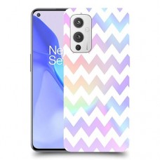 גיאומטריה פסטל כיסוי מגן קשיח מעוצב ל OnePlus 9 יחידה אחת סקרין מובייל