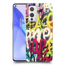 אהבת שלום כיסוי מגן קשיח מעוצב ל OnePlus 9 יחידה אחת סקרין מובייל