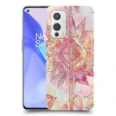 חמניות מוזרה סגולה כיסוי מגן קשיח מעוצב ל OnePlus 9 יחידה אחת סקרין מובייל