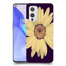 חמניות בשחור כיסוי מגן קשיח מעוצב ל OnePlus 9 יחידה אחת סקרין מובייל