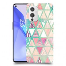 משולשים כיסוי מגן קשיח מעוצב ל OnePlus 9 יחידה אחת סקרין מובייל