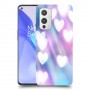 לבבות מעורפלים בכחול כיסוי מגן קשיח מעוצב ל OnePlus 9 יחידה אחת סקרין מובייל