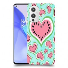 אבטיח אהבה כיסוי מגן קשיח מעוצב ל OnePlus 9 יחידה אחת סקרין מובייל