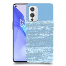נקודות לבנות בכחול כיסוי מגן קשיח מעוצב ל OnePlus 9 יחידה אחת סקרין מובייל