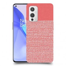 נקודות לבנות בורוד כיסוי מגן קשיח מעוצב ל OnePlus 9 יחידה אחת סקרין מובייל