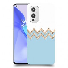לבן כחול כיסוי מגן קשיח מעוצב ל OnePlus 9 יחידה אחת סקרין מובייל