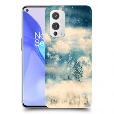 יופי חורף כיסוי מגן קשיח מעוצב ל OnePlus 9 יחידה אחת סקרין מובייל