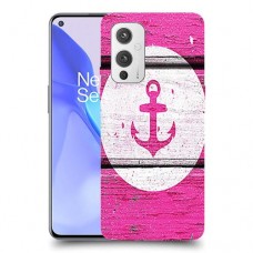 עוגן ורוד מעץ כיסוי מגן קשיח מעוצב ל OnePlus 9 יחידה אחת סקרין מובייל