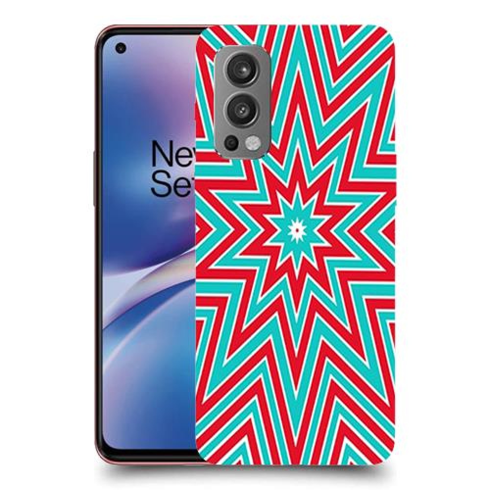 צבעי שלג כיסוי מגן קשיח מעוצב ל OnePlus Nord 2 5G יחידה אחת סקרין מובייל