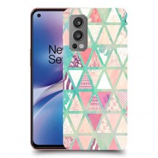 משולשים כיסוי מגן קשיח מעוצב ל OnePlus Nord 2 5G יחידה אחת סקרין מובייל