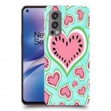 אבטיח אהבה כיסוי מגן קשיח מעוצב ל OnePlus Nord 2 5G יחידה אחת סקרין מובייל
