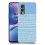 נקודות לבנות בכחול כיסוי מגן קשיח מעוצב ל OnePlus Nord 2 5G יחידה אחת סקרין מובייל