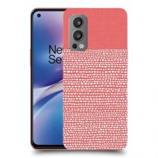 נקודות לבנות בורוד כיסוי מגן קשיח מעוצב ל OnePlus Nord 2 5G יחידה אחת סקרין מובייל