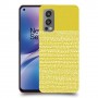 נקודות לבנות בצהוב כיסוי מגן קשיח מעוצב ל OnePlus Nord 2 5G יחידה אחת סקרין מובייל