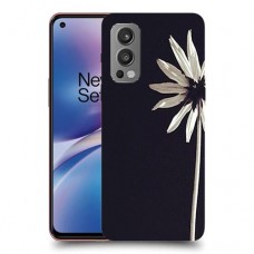 פרח לבן כיסוי מגן קשיח מעוצב ל OnePlus Nord 2 5G יחידה אחת סקרין מובייל
