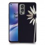 פרח לבן כיסוי מגן קשיח מעוצב ל OnePlus Nord 2 5G יחידה אחת סקרין מובייל