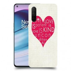 אהבה היא אדיבה כיסוי מגן קשיח מעוצב ל OnePlus Nord CE 5G יחידה אחת סקרין מובייל
