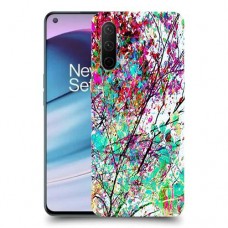 באביב בסגול כיסוי מגן קשיח מעוצב ל OnePlus Nord CE 5G יחידה אחת סקרין מובייל