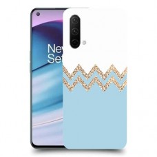 לבן כחול כיסוי מגן קשיח מעוצב ל OnePlus Nord CE 5G יחידה אחת סקרין מובייל