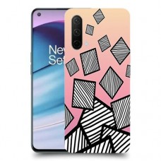 זאברה ריבועים כיסוי מגן קשיח מעוצב ל OnePlus Nord CE 5G יחידה אחת סקרין מובייל