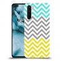 שורות צהובות-ירוקות כיסוי מגן קשיח מעוצב ל OnePlus Nord יחידה אחת סקרין מובייל