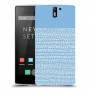 נקודות לבנות בכחול כיסוי מגן קשיח מעוצב ל OnePlus One יחידה אחת סקרין מובייל