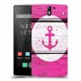 עוגן ורוד מעץ כיסוי מגן קשיח מעוצב ל OnePlus One יחידה אחת סקרין מובייל