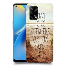 במקום רחוק רחוק כיסוי מגן קשיח מעוצב ל Oppo A74 יחידה אחת סקרין מובייל