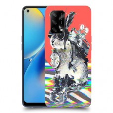 ארנבון מוזר כיסוי מגן קשיח מעוצב ל Oppo A74 יחידה אחת סקרין מובייל